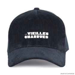 Casquette velours - Marine