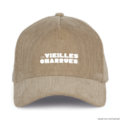Casquette velours - beige