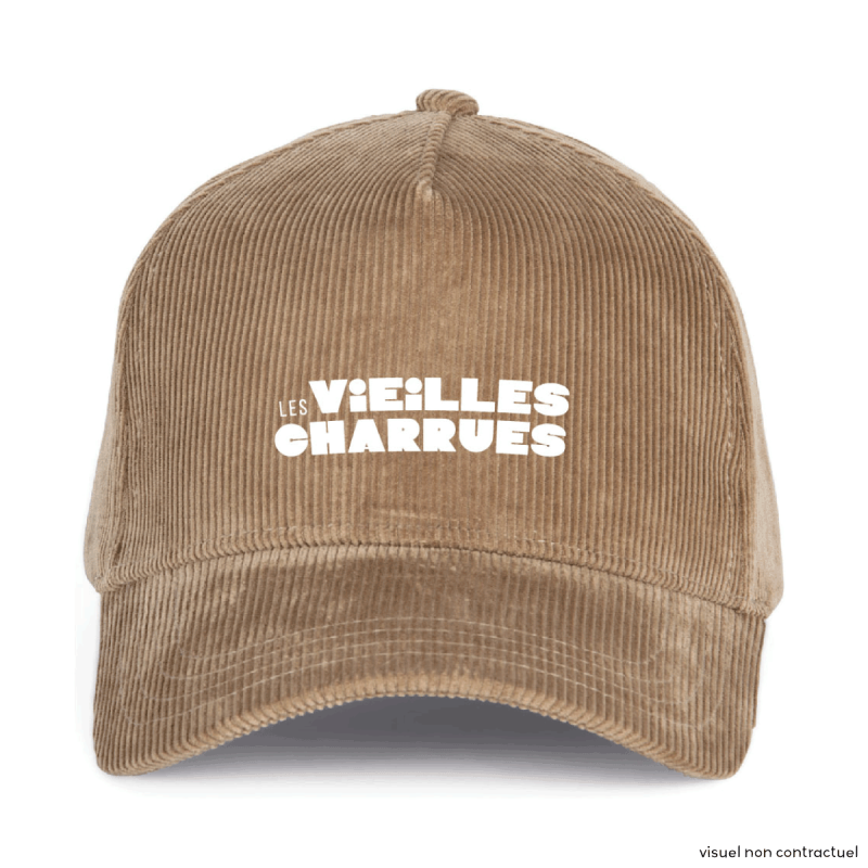Casquette velours - marron