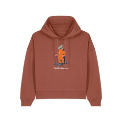 Hoodie Crop femme Ours Skieur – Vieilles Charrues 2026