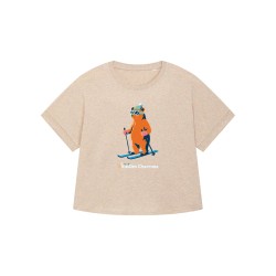 T-Shirt Femme Ours Skieur – Vieilles Charrues 2026