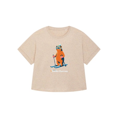 T-Shirt Femme Ours Skieur – Vieilles Charrues 2026