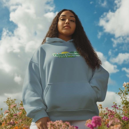 Hoodie unisexe 2027 - Pebble Blue